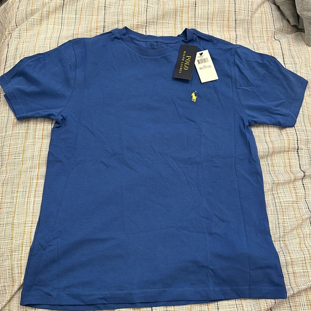 Boys Polo shirt sleeve short blue